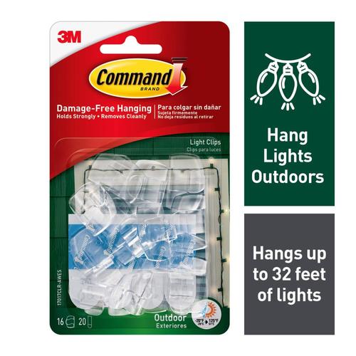 Command 16 Pack Clear Adhesive Hook At Lowes Com