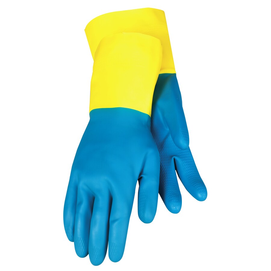 3M Medium Rubber Cleaning Gloves in the Cleaning Gloves department at ...