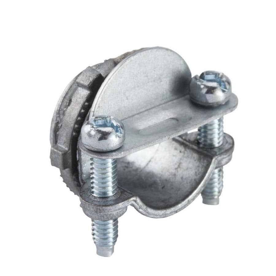 Halex 20570 3/8-in (1/2-in KO) FLEX CLAMP COMBINATION CONNECTOR- 5/BAG