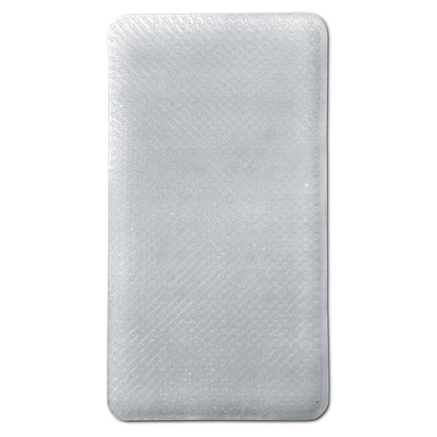 Better Bath 25 5 In X 14 In Clear Vinyl Bath Mat At Lowes Com