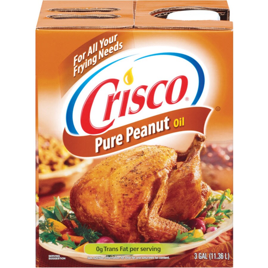 Crisco 3Gallon Peanut Oil in the Frying & Cooking Oils department at