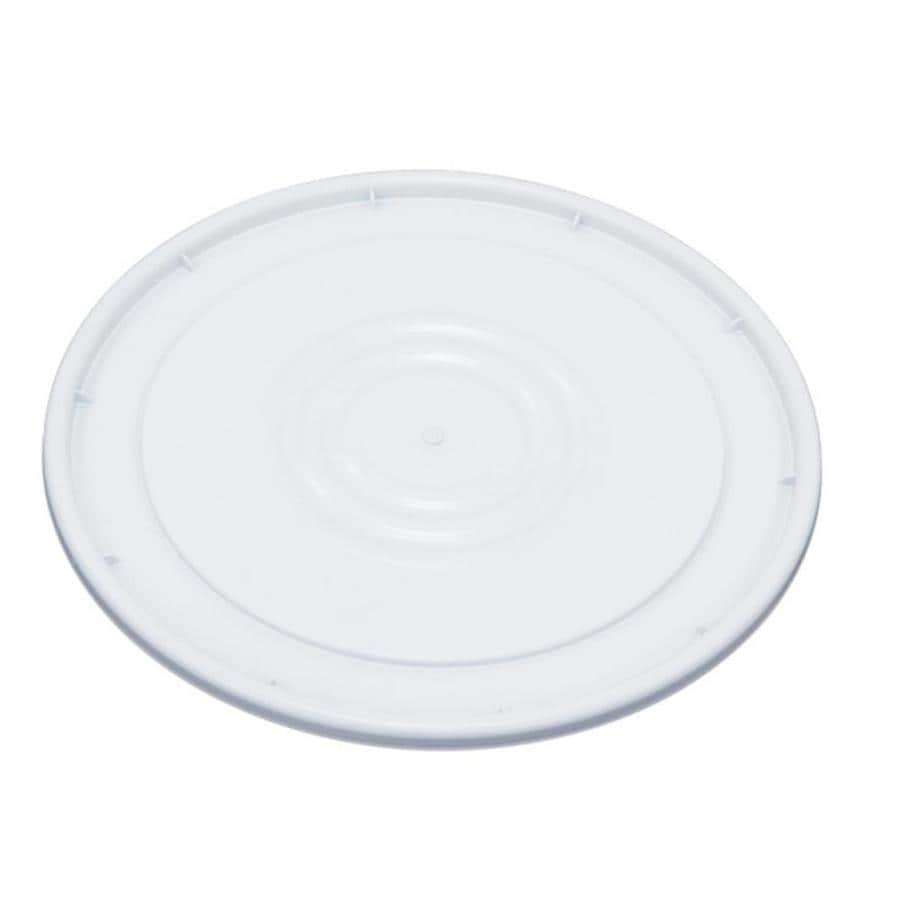 Shop United Solutions 9.63-in White Plastic Bucket Lid at Lowes.com