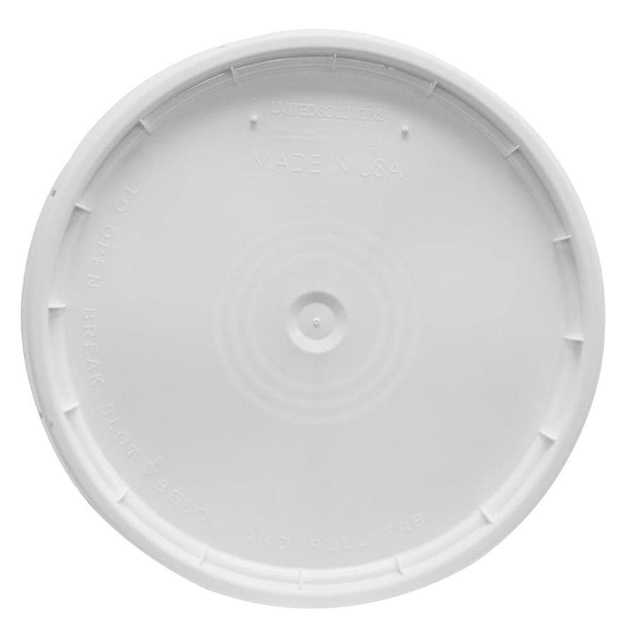 United Solutions 12.41-in White Plastic Bucket Lid at Lowes.com