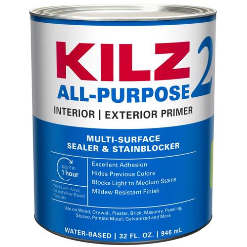 Kilz 2 Interior Exterior Multi Purpose Water Based Wall And