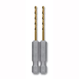 Kobalt 2-Piece 5/64-in x 2-1/8-in Titanium Twist Drill Bit Set