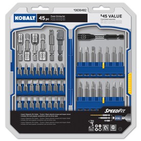 Kobalt 45-Piece Steel Hex Shank Screwdriver Bit Set