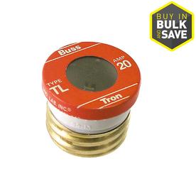 UPC 051712102322 product image for Cooper Bussmann 3-Pack 20-Amp Time Delay Plug Fuse | upcitemdb.com