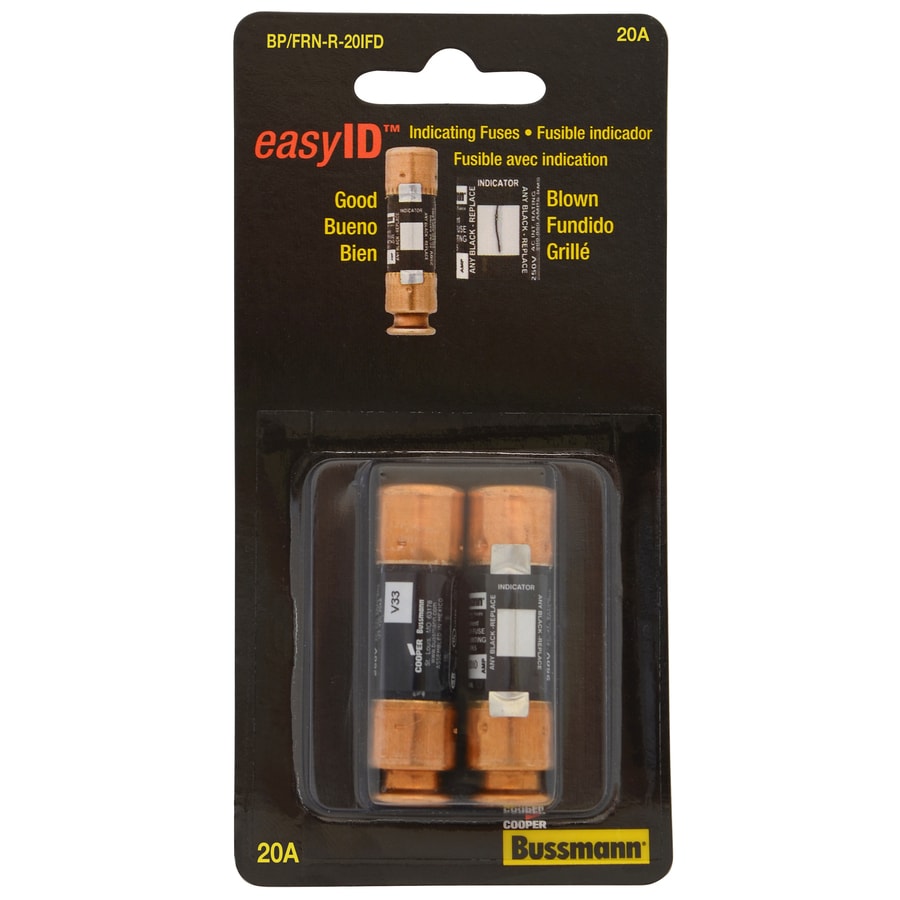 Cooper Bussmann 2-Pack 20-Amp Time Delay Cartridge Fuse at Lowes.com