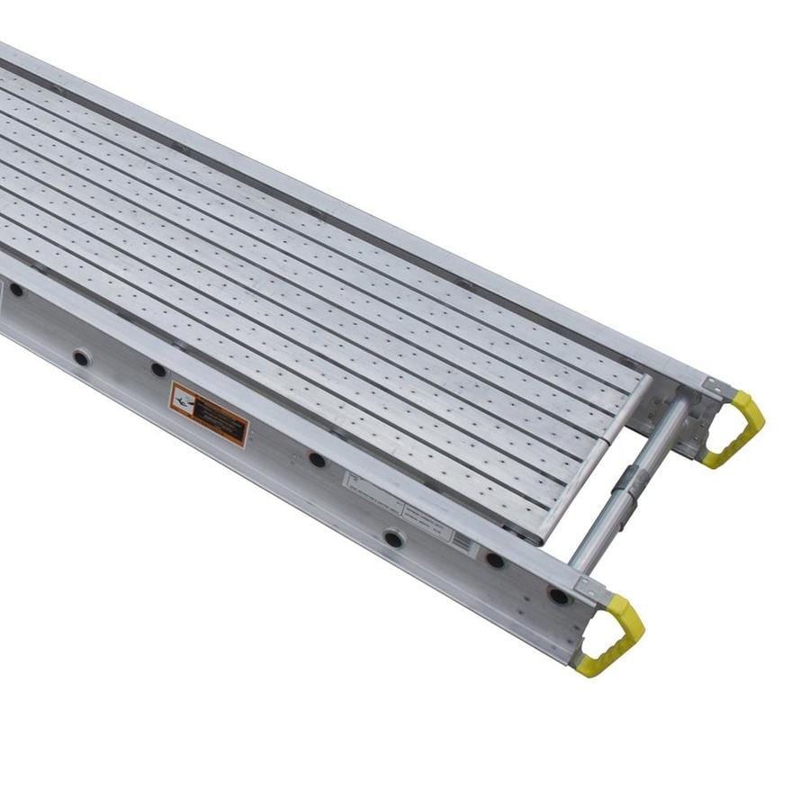 Werner 20ft x 2ft Aluminum Scaffold Stage with 750 lbs. Capacity in