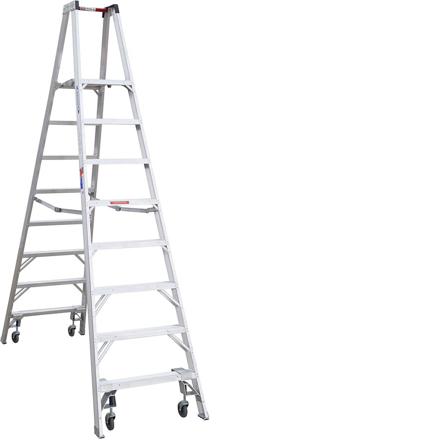 Shop Werner Ft Aluminum Type A Lbs Stocker S Step Ladder At