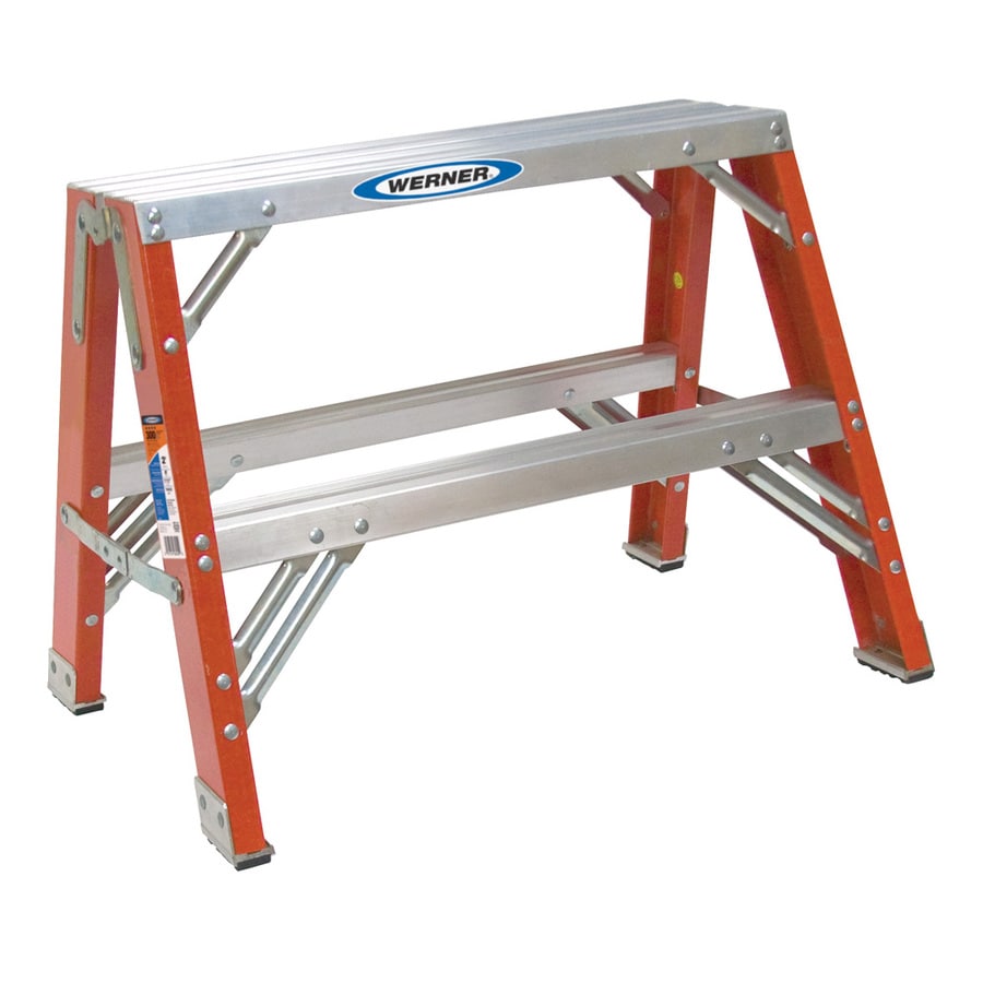 Shop Werner Ft Fiberglass Lb Type Ia Step Ladder At Lowes Com