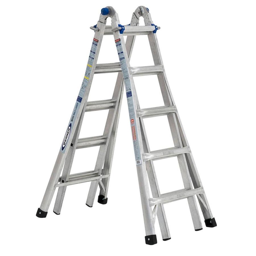 New 4 Sizes Werner 771 Series Aluminium Extending Roof Ladders