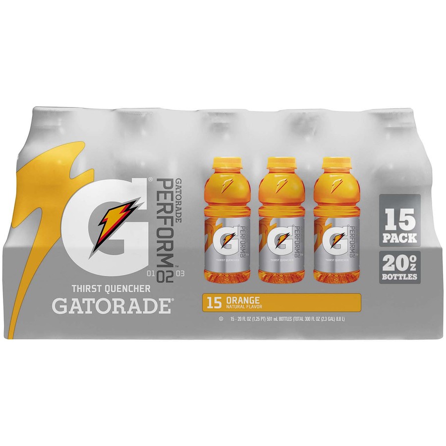 Gatorade 052000202038 15-Pack 20-fl oz Orange Sports Drink
