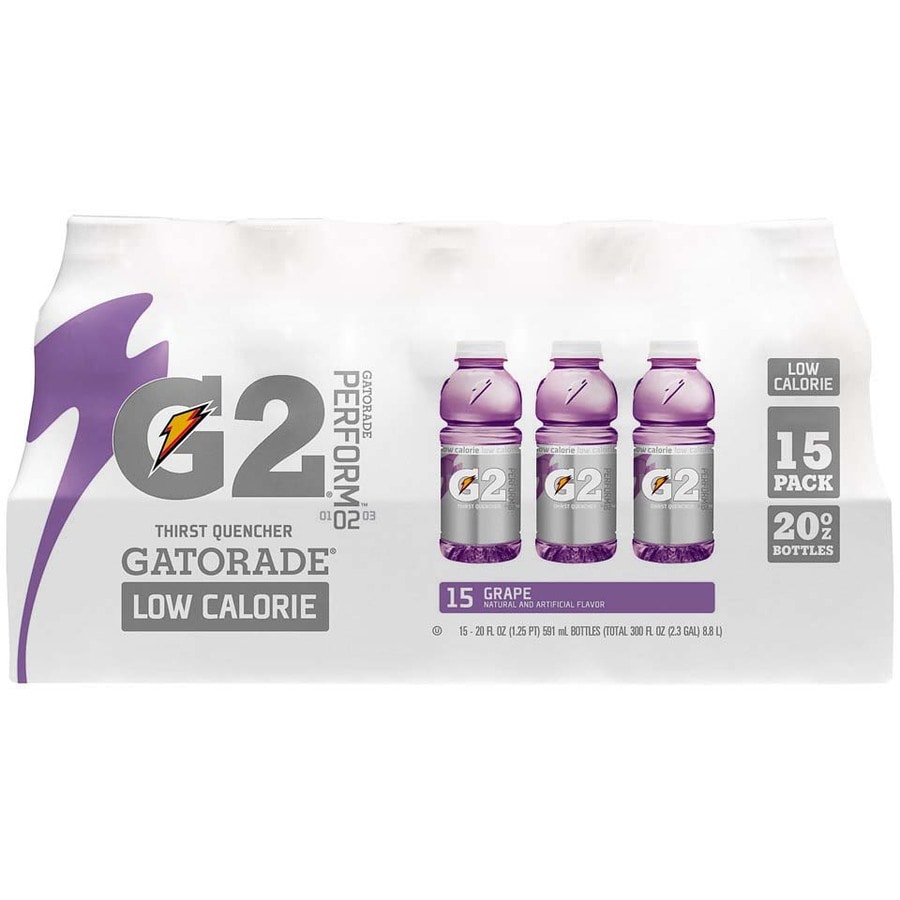 Gatorade 052000209624 15-Pack 20-fl oz G2 Grape Sports Drink