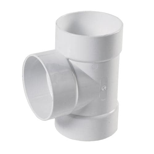 PVC 4-in x 4-in x 4 dia Tee in the PVC DWV Pipe & Fittings department ...