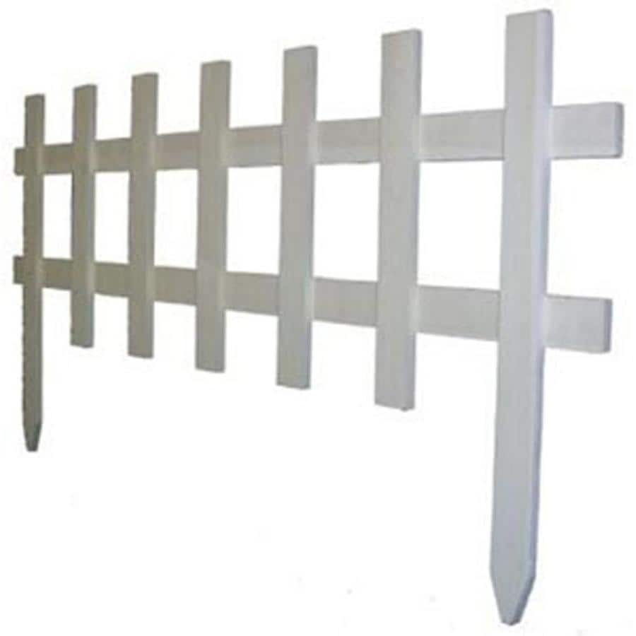 White Garden Fencing At Lowes Com