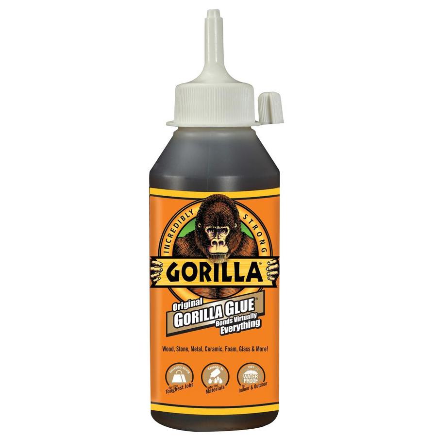 Gorilla Glue 8 Fl Oz Polyurethane Multipurpose Adhesive At Lowes Gorilla Glue 8 Fl Oz Polyurethane Multipurpose Adhesive