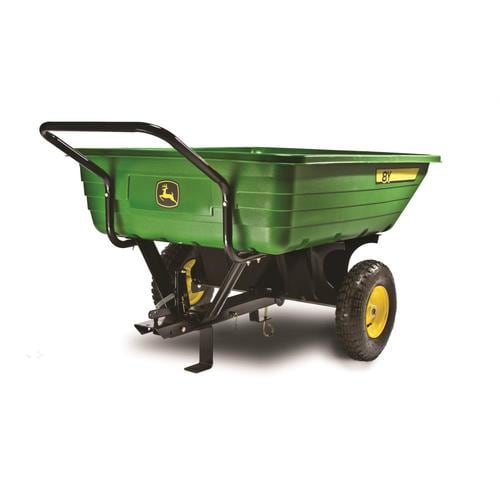 John Deere 8-cu Ft Poly Dump Cart In The Dump Carts Department At Lowes.com