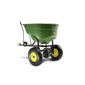 John Deere 130-lb Capacity Tow-behind Lawn Spreader at Lowes.com