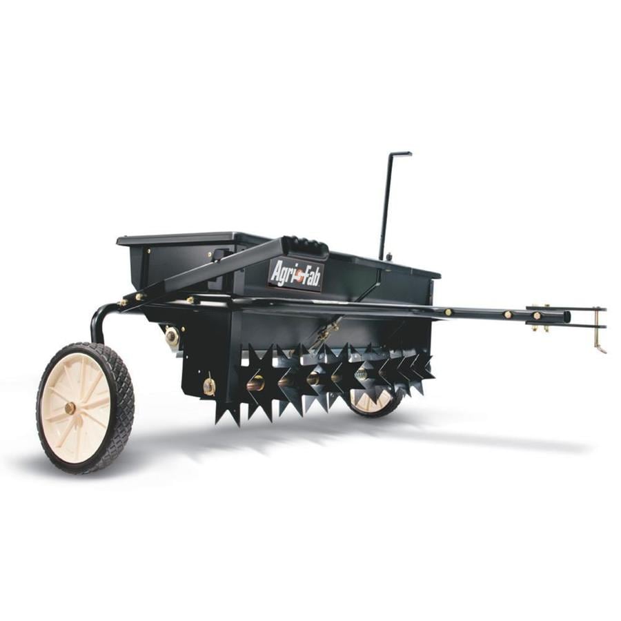 Agri Fab 32 Combination Tow Behind Spike Aerator Drop Spreader At