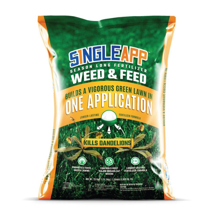 Single App 25lb 5000sq ft 372 Weed and Feed at