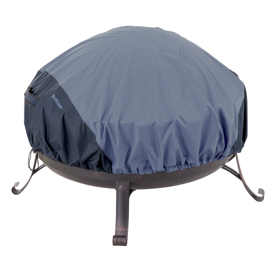 Classic Accessories Belltown 44 In Skyline Blue Round Firepit