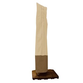 UPC 052963731521 product image for Classic Accessories Veranda Pebble and Bark Polyester Umbrella Cover | upcitemdb.com