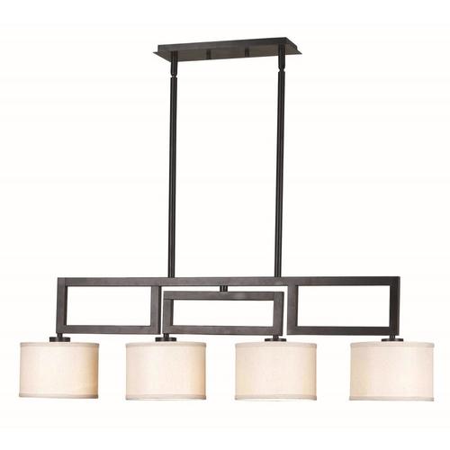 Kenroy Home Endicott OilRubbed Bronze Traditional Kitchen Island Light