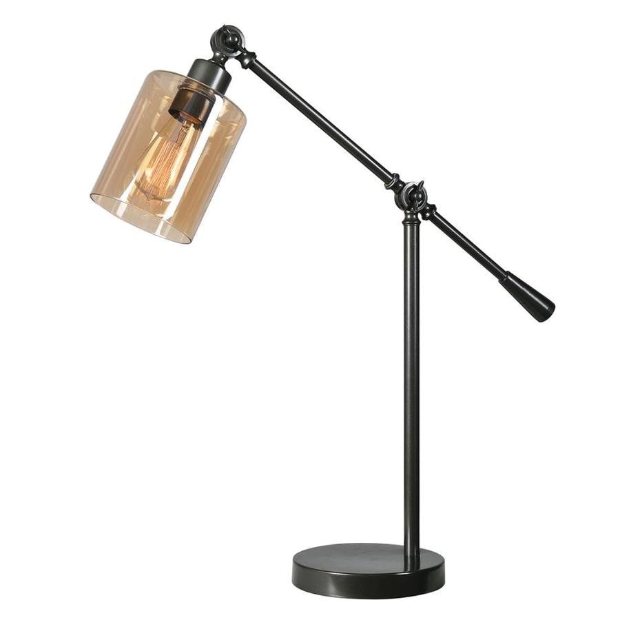 North Star Designs Grantis 24 5 In Adjustable Desk Lamp With Glass