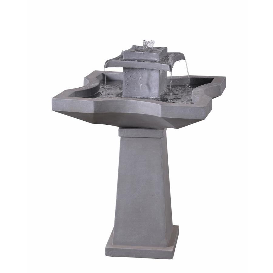 North Star Designs Malta 31 5 In H Resin Tiered Outdoor Fountain