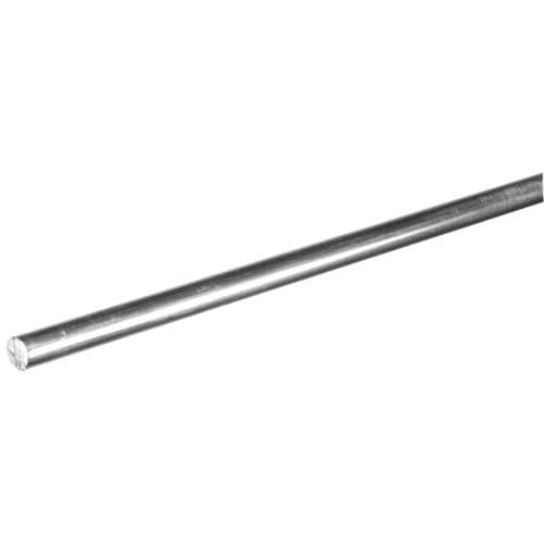 Steelworks 3/8-in dia x 3-ft L Mill Finished Aluminum Solid Round Rod ...