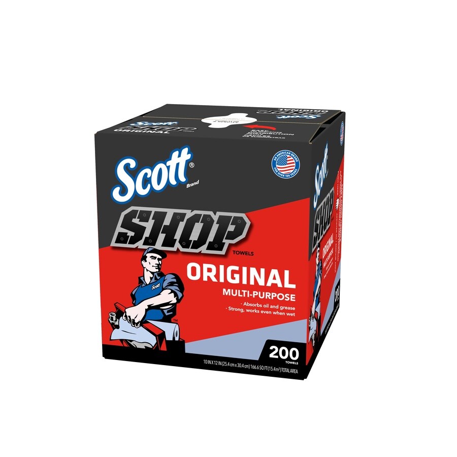 SCOTT 75196  S BOX OF RAGS BLUE TOWELS