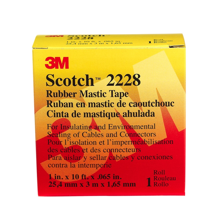 Shop Scotch 2228 Rubber Mastic 10-ft Electrical Tape at Lowes.com