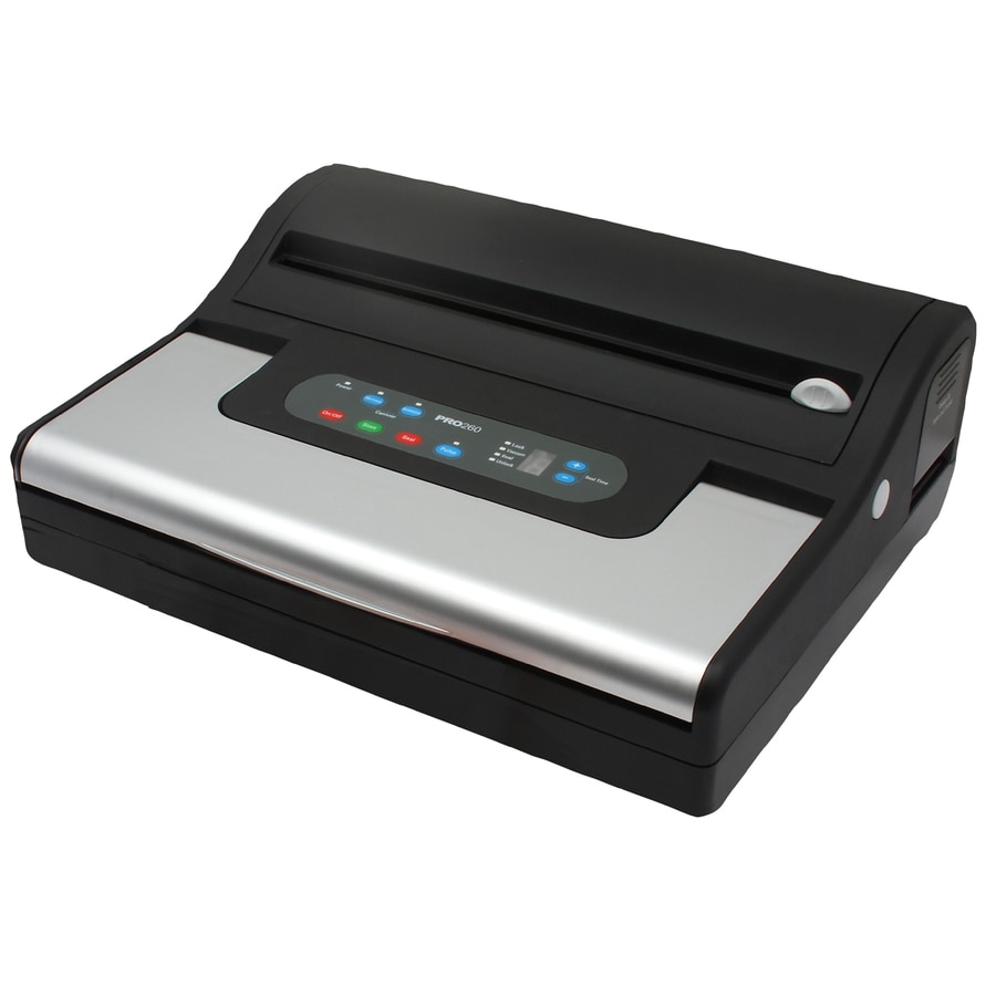 VacMaster 5.5in H x 16in W x 12.5in D Stainless Steel/Black Vacuum