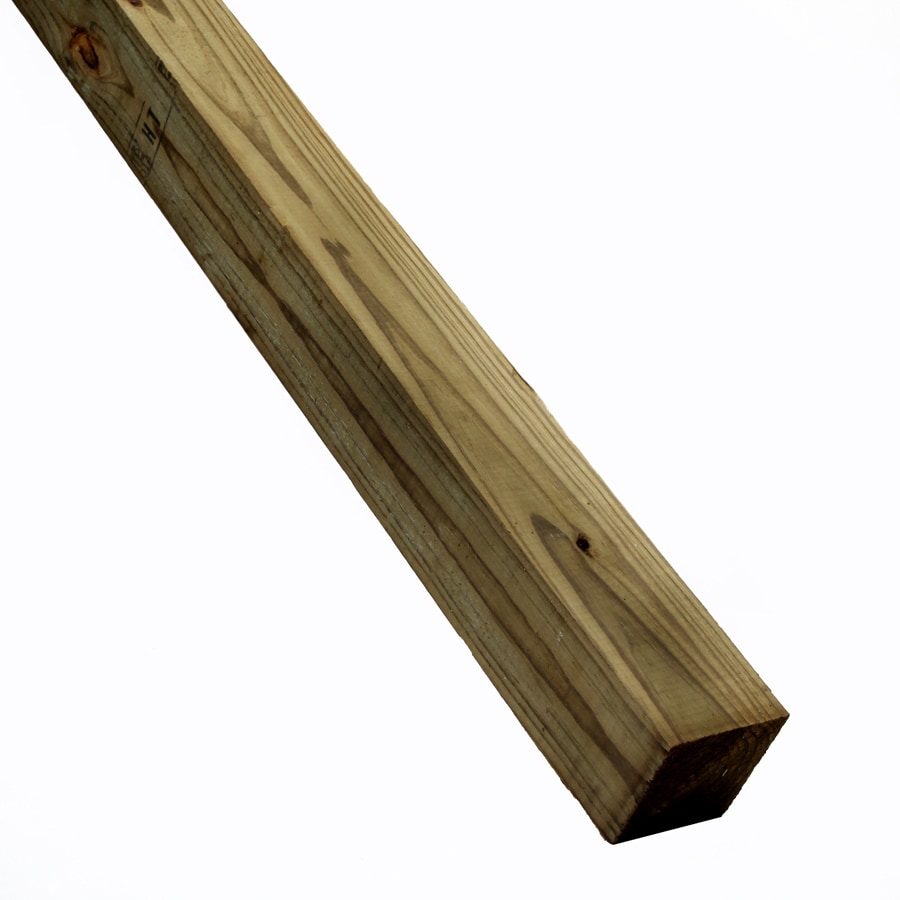 Severe Weather 404042CA4 #2 Pressure Treated Lumber (Common: 4 x 4 x 4; Actual: 3.5-in x 3.5-in x 48-in)