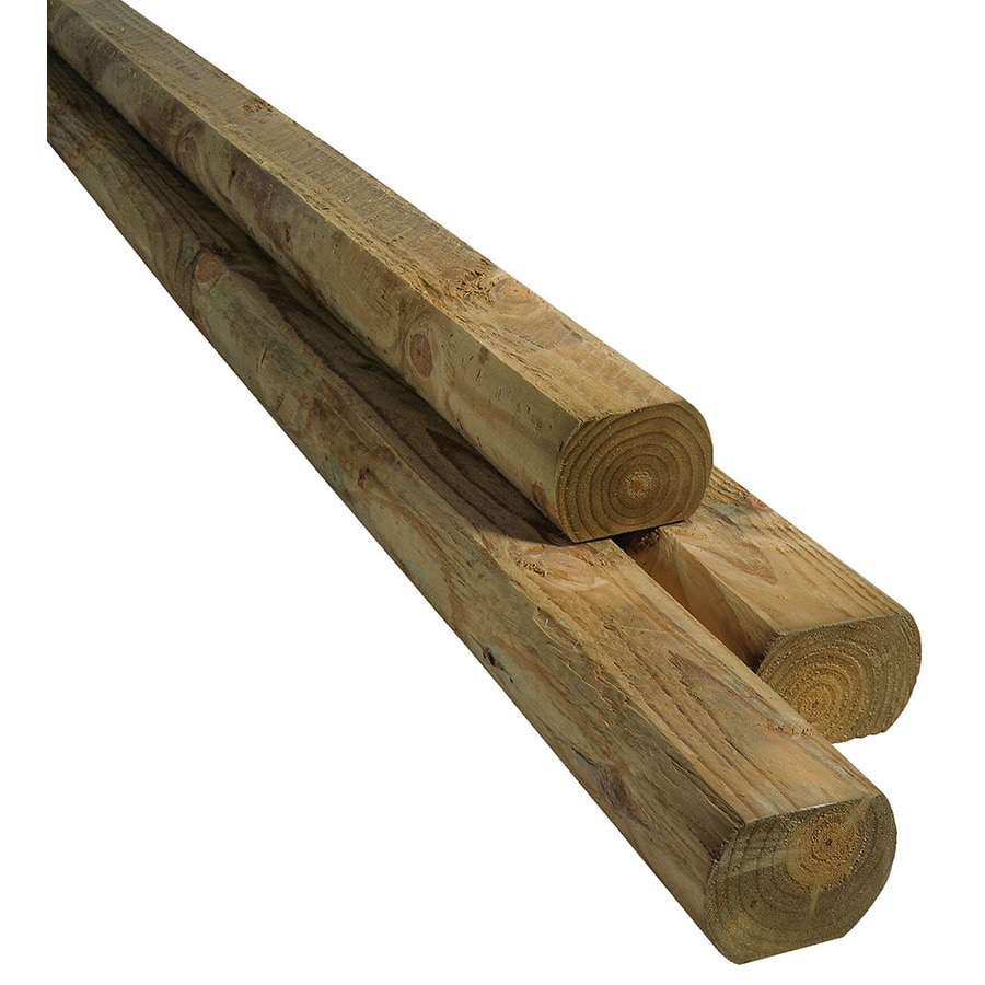 3-in X 4-in X 8-ft Unfinished Pressure Treated Landscape Timber In The 