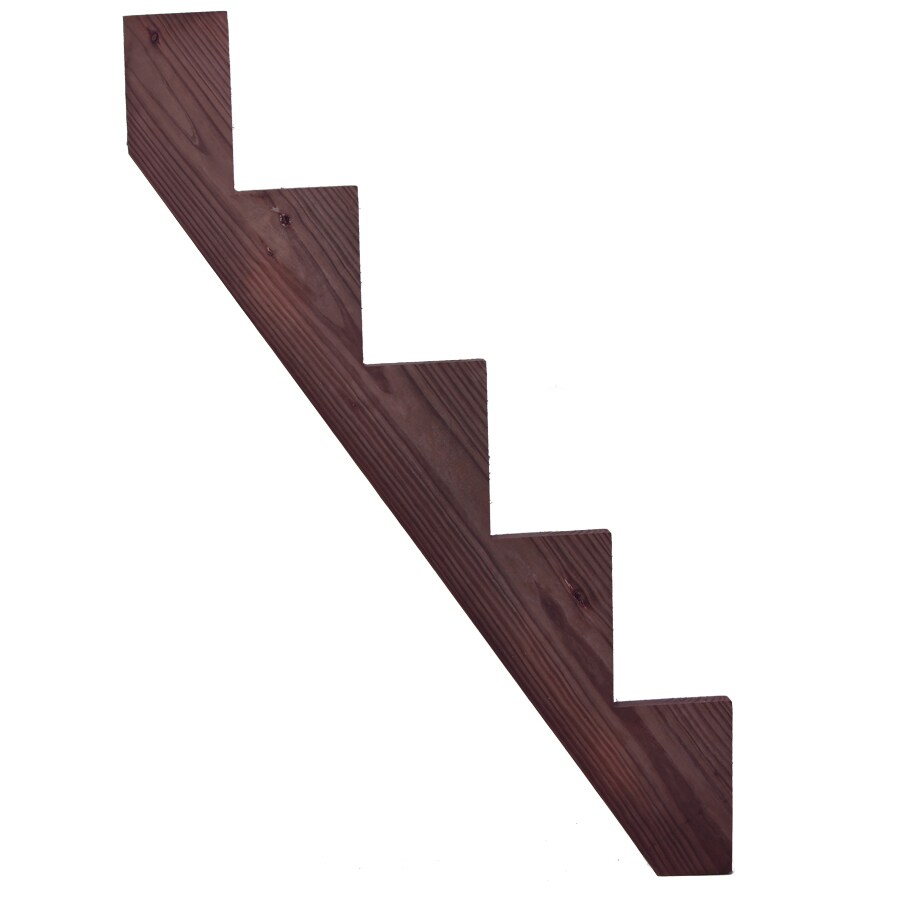 Top Choice SSTSM5CAB 5-Step Pressure Treated Wood Deck Stair Stringer