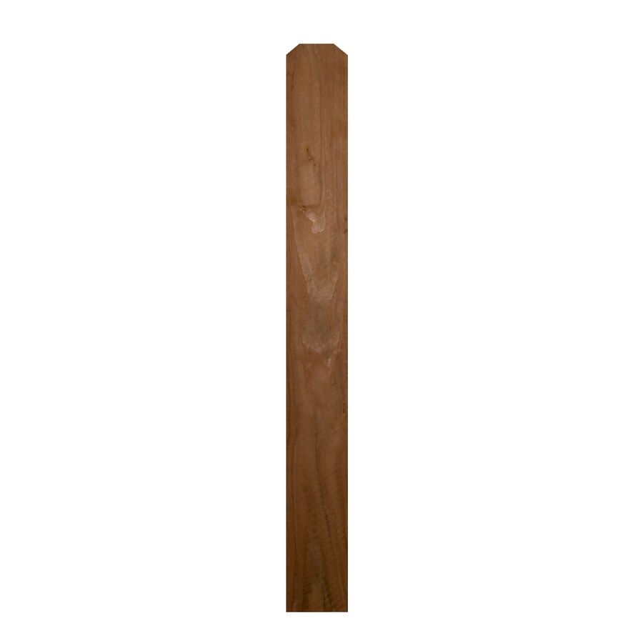 Redwood DogEar Wood Fence Picket 1in x 6 x 72in; Actual 0.