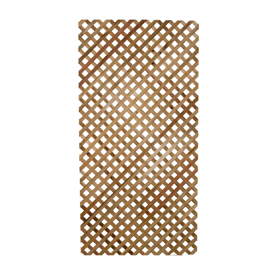 1/4" x 4' x 8' Privacy Select Redwood Lattice at