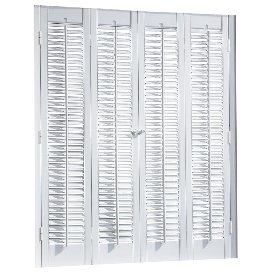 29 In To 31 In W X 24 In L Colonial White Faux Wood Interior Shutter