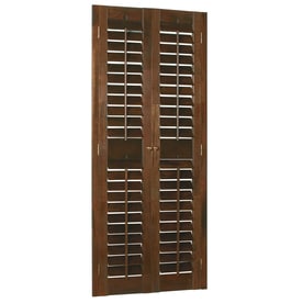 Interior Shutters At Lowes Style Selections 23 In 25 W X 54 L Plantation