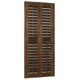 Interior Shutters At Lowes Style Selections 31 In 33 W X 54 L Plantation