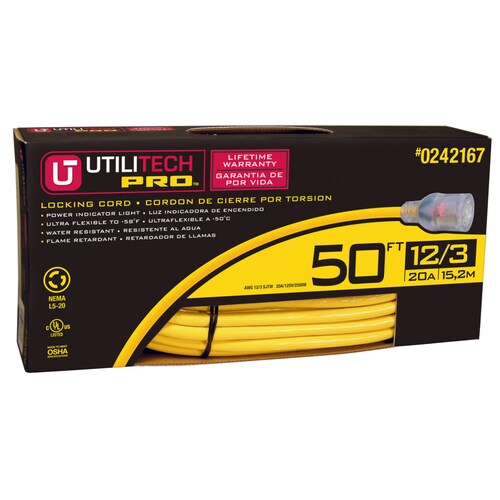 Utilitech 50 3 Sjtw Yellow Twist