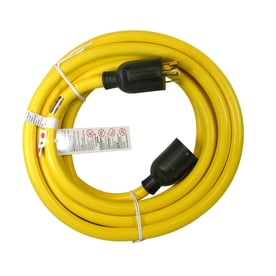 Utilitech 25-ft 30-Amp 110-Volt 10/4 Yellow Outdoor Extension Cord