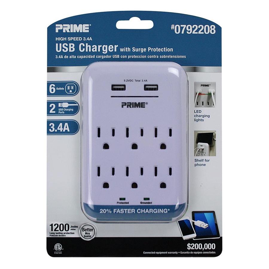 Utilitech 1-Outlet 900 Joules 1875-Watt Indoor Ac Surge Protector