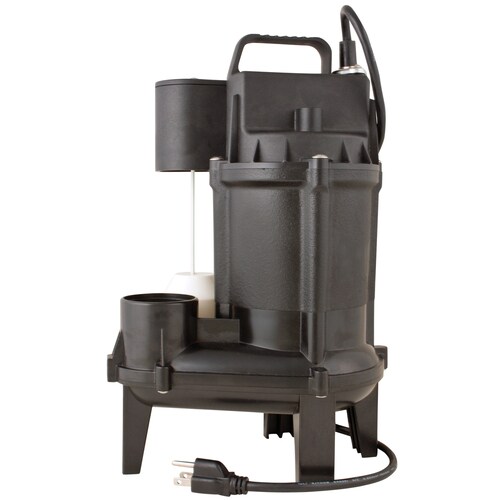 Utilitech 0.5HP Cast Iron Sewage Sump Pump in the Water Pumps