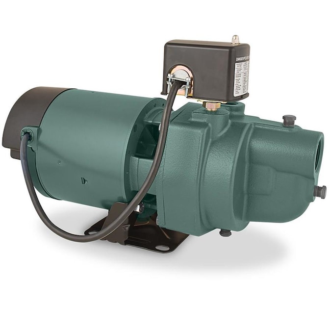 Zoeller 0.75-HPCast Iron Shallow Well Jet Pump in the Water Pumps ...
