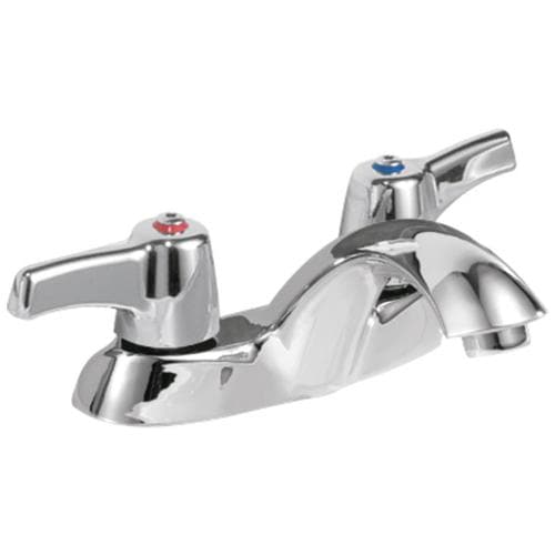 Delta Commercial Chrome 2 Handle 2 Hole Watersense Bathroom Sink