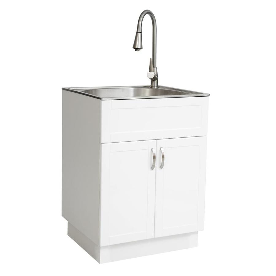 Stainless Utility Sink With Cabinet | Tyres2c