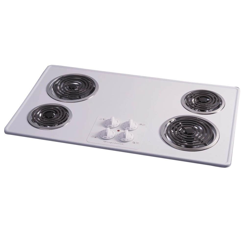 Frigidaire 36 Inch Electric Cooktop Color Stainless Steel At